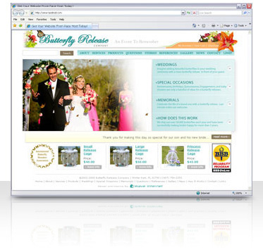 Flower / Gift Website Design