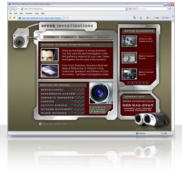 Private Investigator Website Design