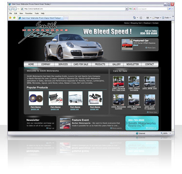 Car / Truck / SUV / RV Website Design