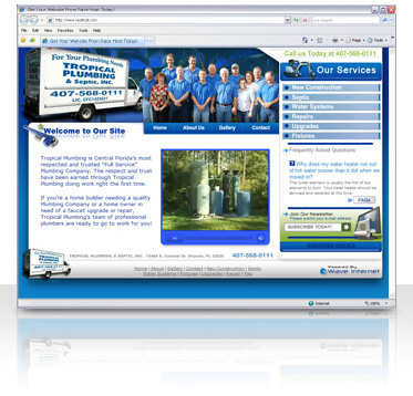 Plumbing Website Design